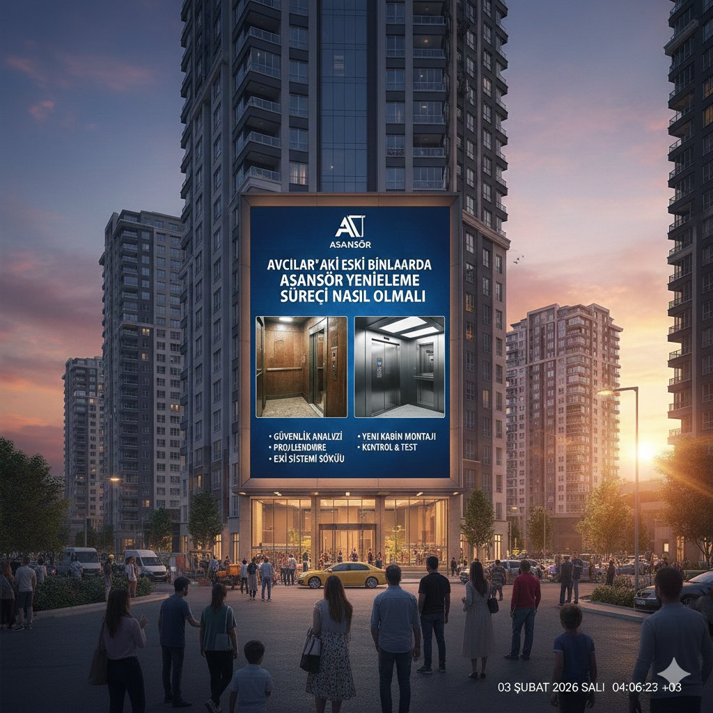 Avcılar’daki Eski Binalarda Asansör Yenileme Süreci Nasıl Olmalı