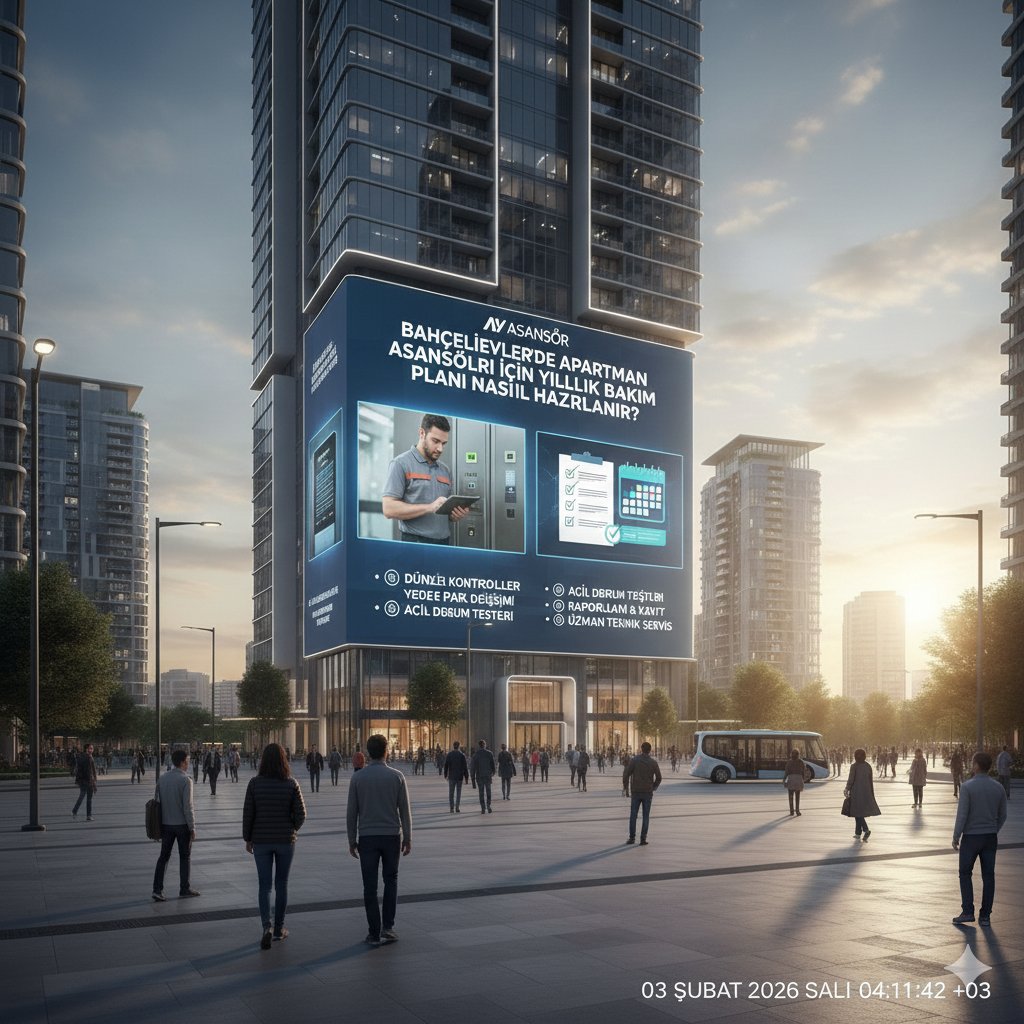 Bahçelievler’de Apartman Asansörleri İçin Yıllık Bakım Planı Nasıl Hazırlanır? 