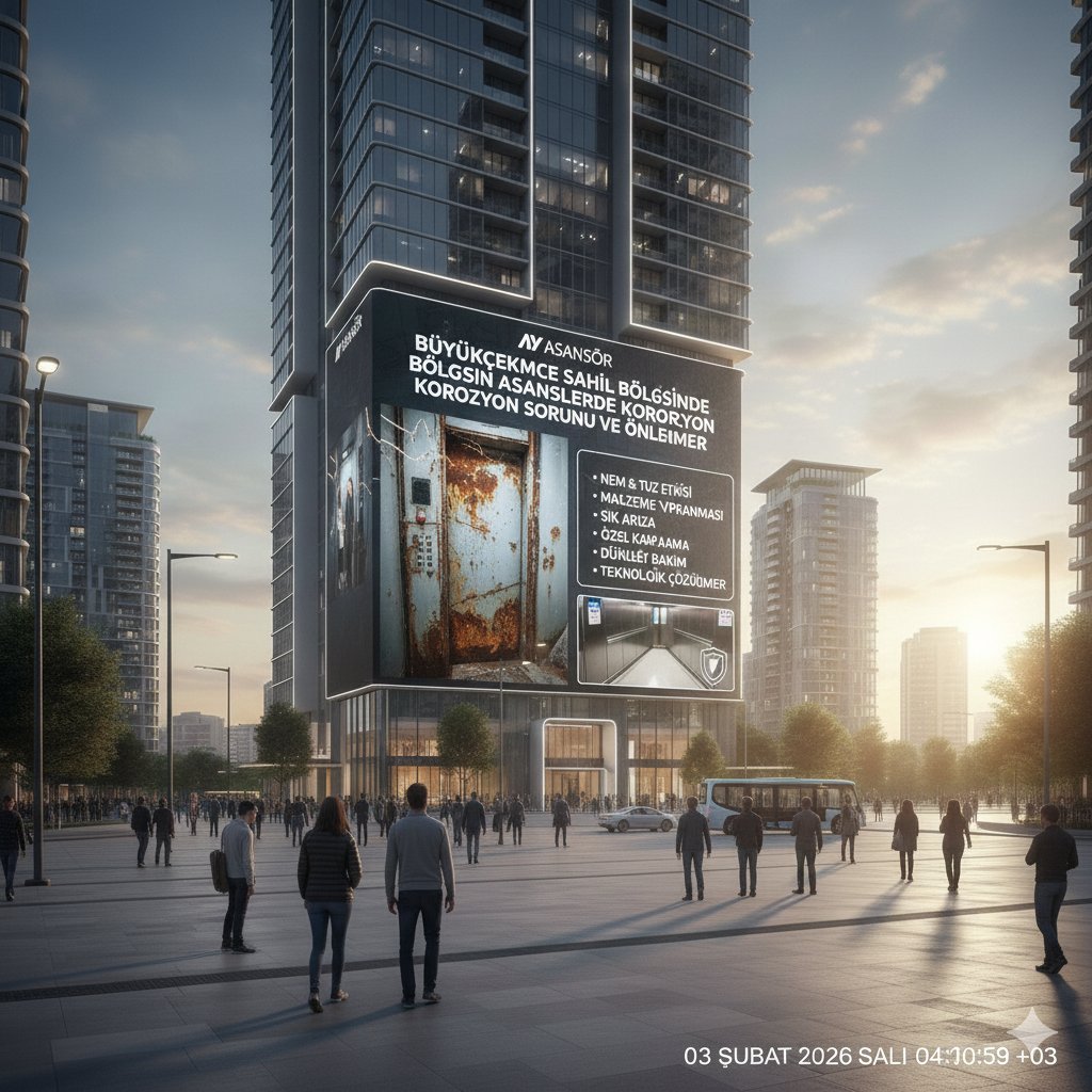 Büyükçekmece Sahil Bölgesinde Asansörlerde Korozyon Sorunu ve Önlemler