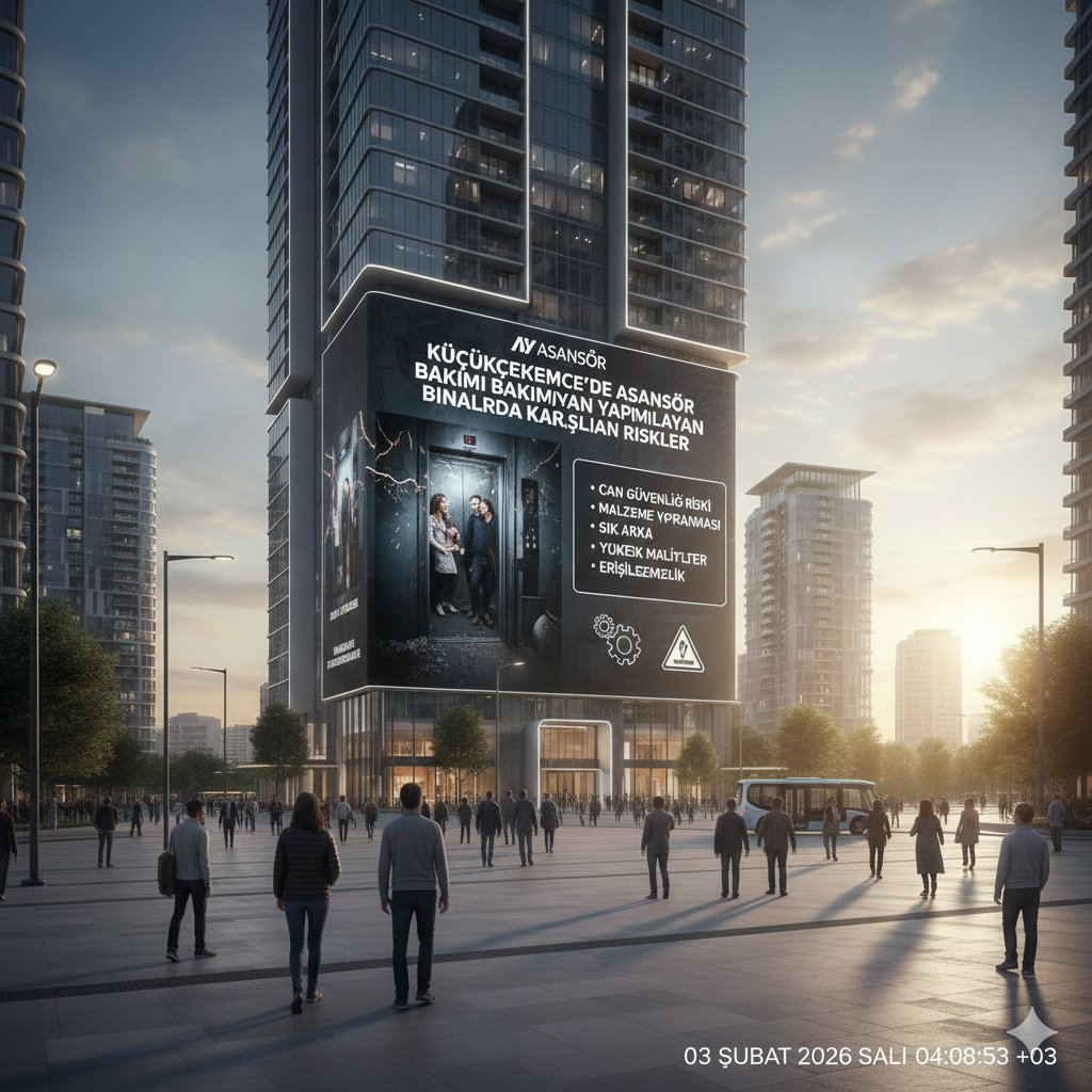 Küçükçekmece’de Asansör Bakımı Yapılmayan Binalarda Karşılaşılan Riskler